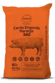 Cerdo engorde naranja 360, Italcol